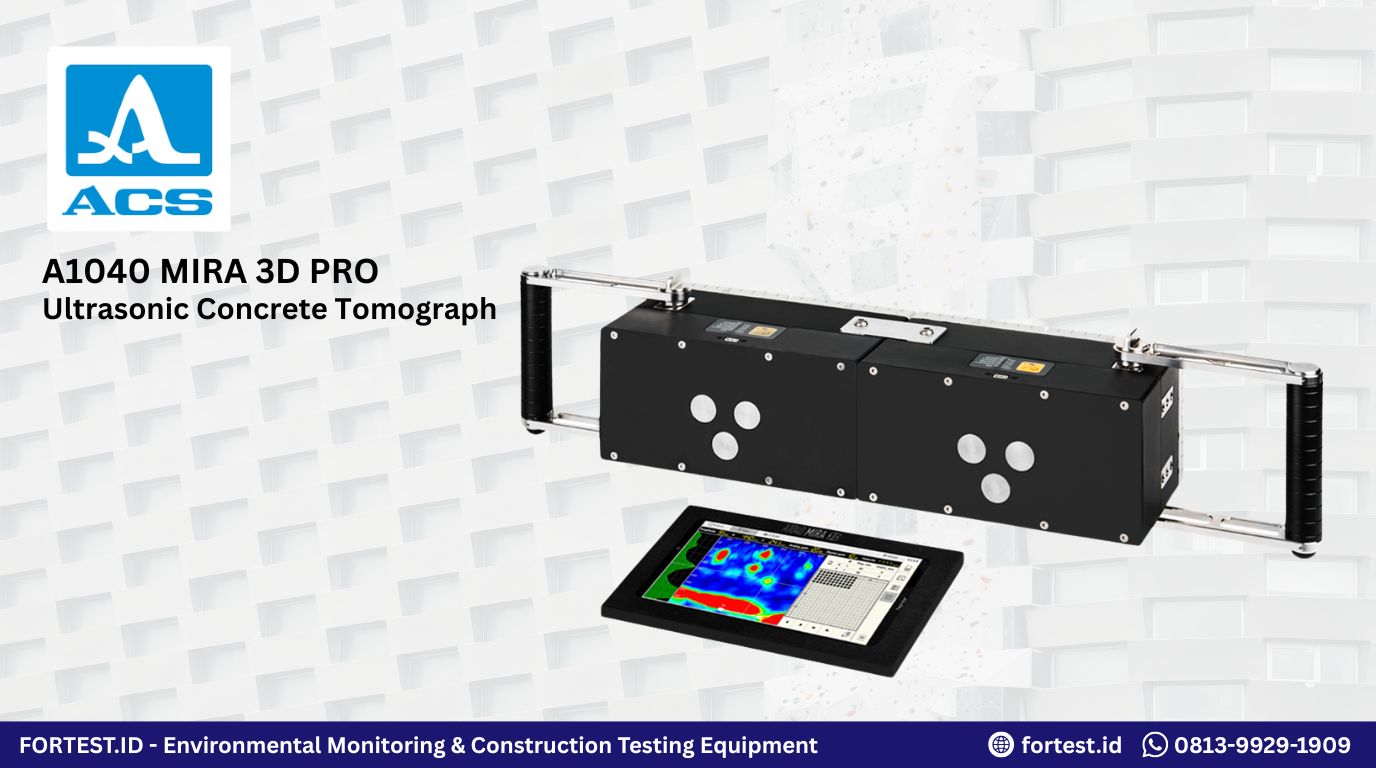 A1040 MIRA 3D Pro Ultrasonic Concrete Tomograph