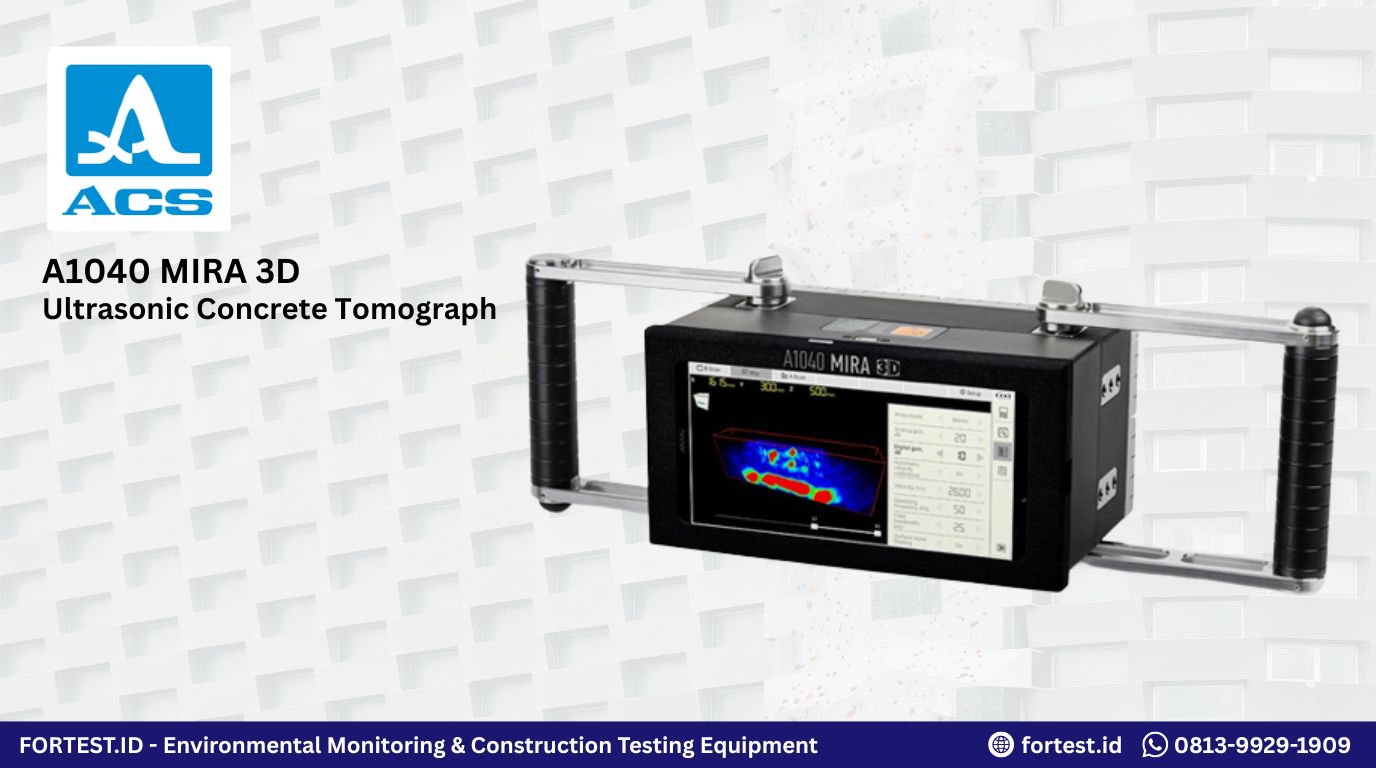 A1040 MIRA 3D ultrasonic concrete tomograph untuk perbandingan keluarga A1040 MIRA
