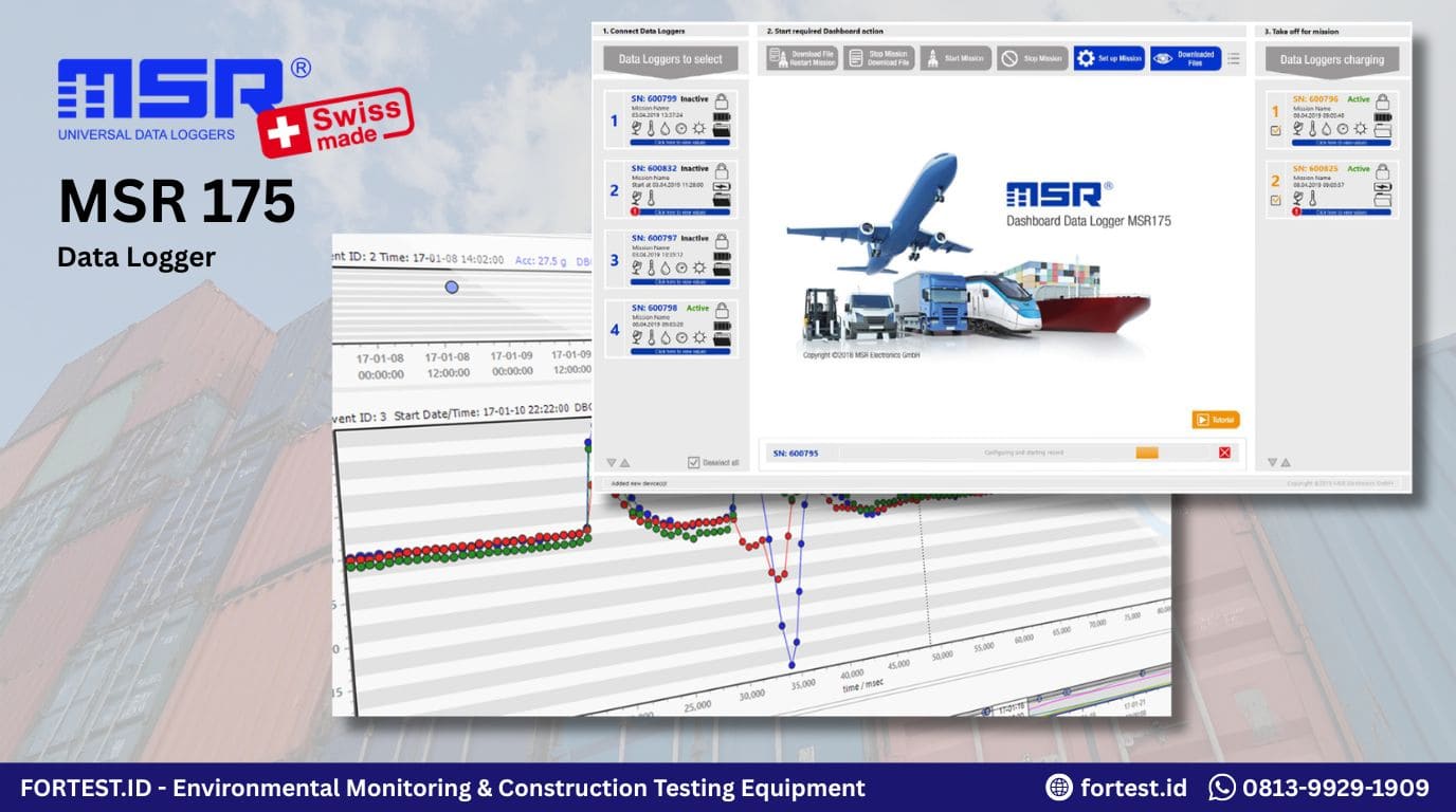 MSR 175 Shock Transportation Data Logger gallery image 2