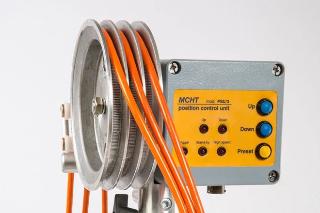 Position control encoder SolGeo MCHA untuk sinkronisasi kedalaman akuisisi